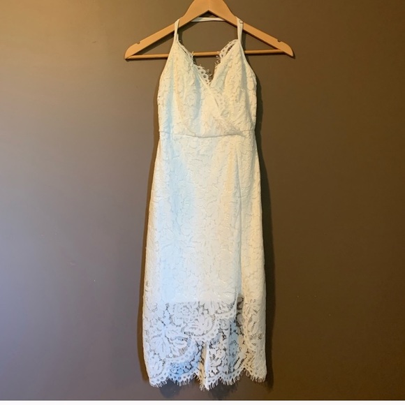 Lulus White Lace Dress - Picture 3 of 3